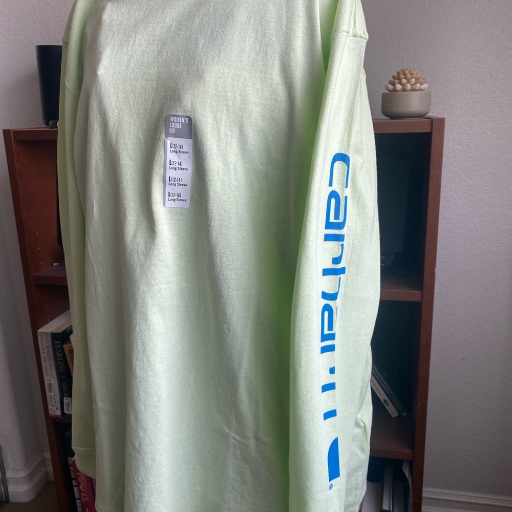Carhartt Women's Green Long Sleeve Shirt